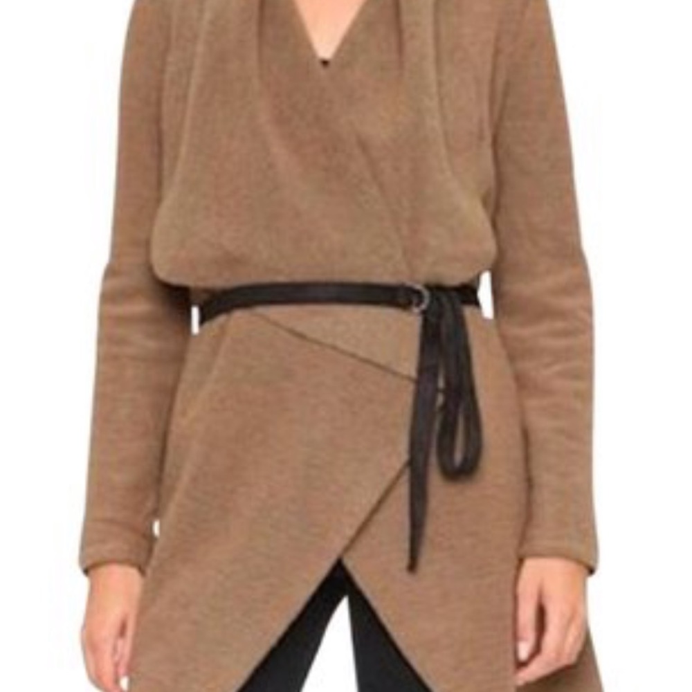 Bb Dakota wrap jacket with detachable hood